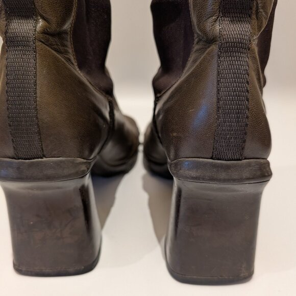 Rare Vintage Miu Miu Bubble Sole Boots – F/W 1999 – Olive Green – Size 7.5 – Y2K - Picture 7 of 9
